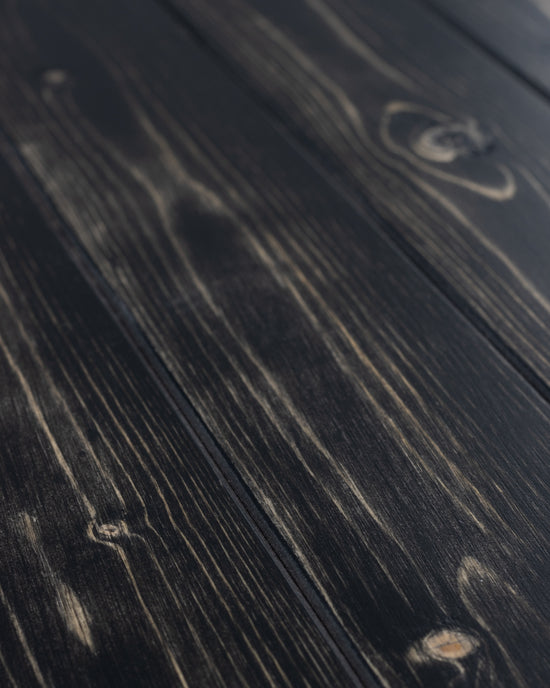 Echt-Holz Fotohintergrund in schwarz für Produktfotografie und Foodfotografie